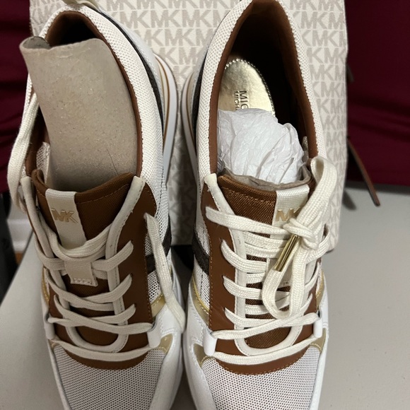 New Michael Kors Dash Trainer Small Net Mesh LUGG MULTI - Picture 3 of 7